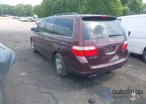 2007 Honda Odyssey Ex из США, поврежденный, VIN 5FNRL38467B405492
